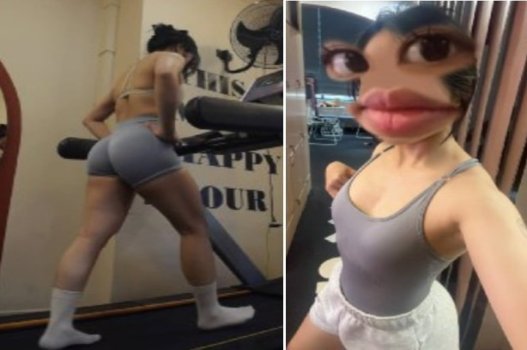 Mông to gymer thích doggy và kêu rên to