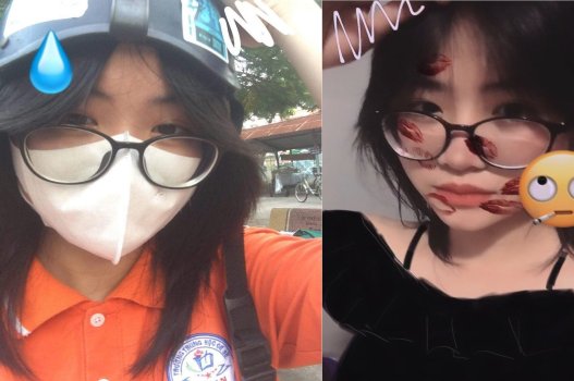 Em gái đeo kính, tâm hồn đậm chất 18+