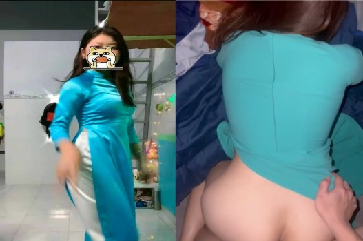 Thân mật với em áo dài sexy nhất trường