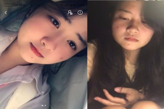 Bản ghi hình chứng kiến cô nữ sinh ngực lớn thích thể hiện sự quyến rũ